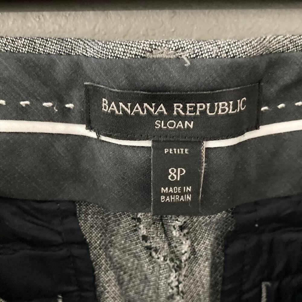 Banana Republic Sloan Fit Slim Ankle Trousers - Gray - 8P - Picture 6 of 8